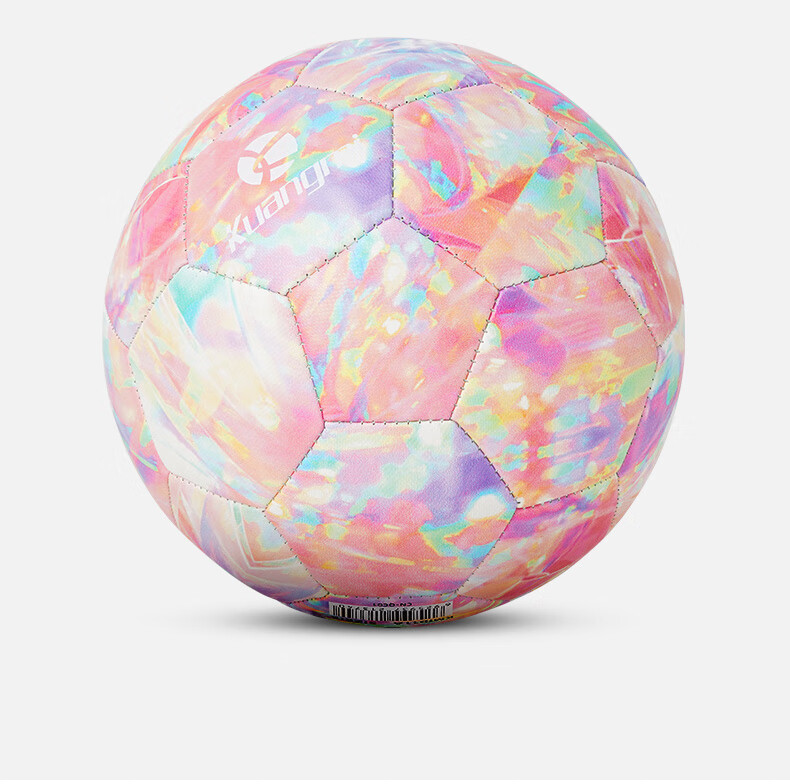 Kuangmi Football Diamond Tie-Dye Student Soccer Ball Youth Size 5 Professional Exam Competition Training Birthday Gift 10