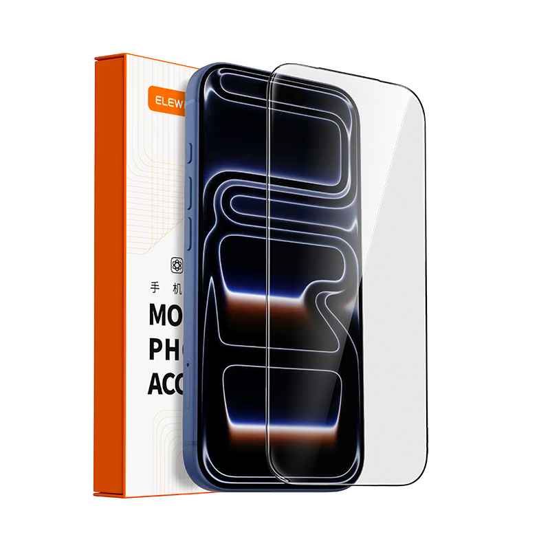 Wali [Professional Gaming Tempered Glass Screen Protector] for Apple IPhone 17 Pro Max, Full Adhesive Tempered Glass Film for IPhone 17 Pro Max, Anti-Scratch, Shatterproof, Anti-Fingerprint Gaming Screen Protector