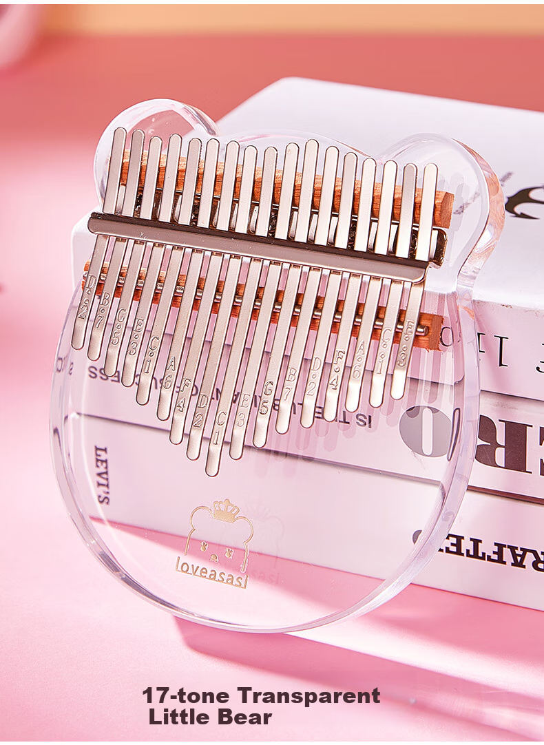 Asasi 21-Key Kalimba Thumb Piano Finger Piano Birthday Gift for Beginners, Adults And Children Musical Instrument Lucky Star 11