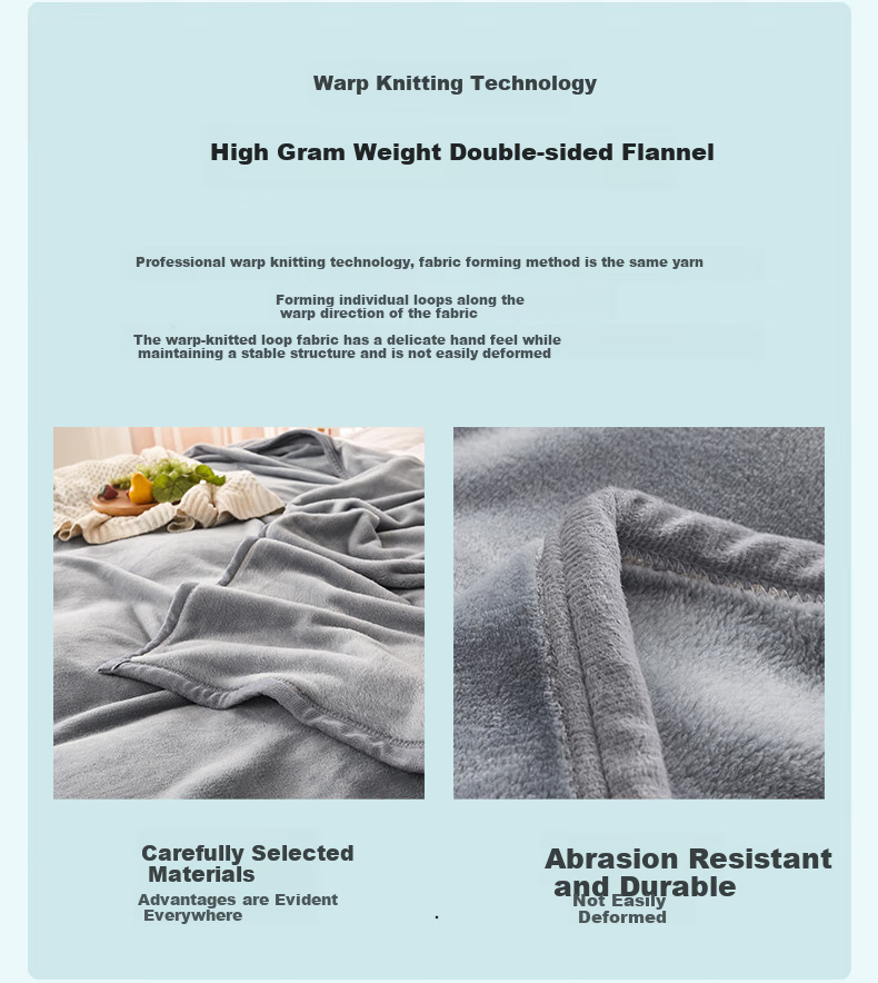 Hengyuanxiang Ultra-Soft Flannel Blanket, Thickened Winter Nap Air Conditioning Blanket, Single-Person Shawl Blanket, 180*200cm 7