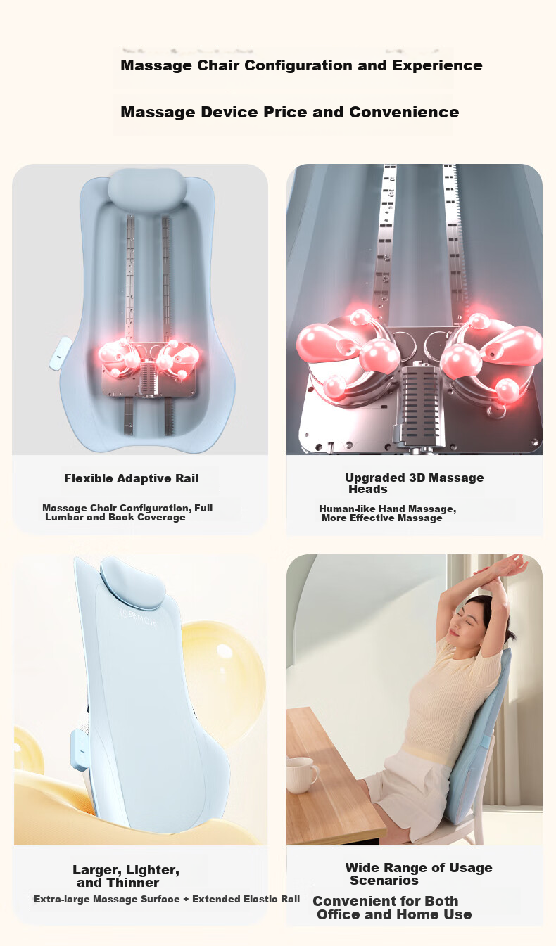 MIAOJIE MX05 Max Waist Massager, Walking-Style Back And Waist Massager, Kneading And Heating Pad, Lumbar Support, for Lower Back Pain Relief, Gift for Elders, Boyfriends, Girlfriends 6