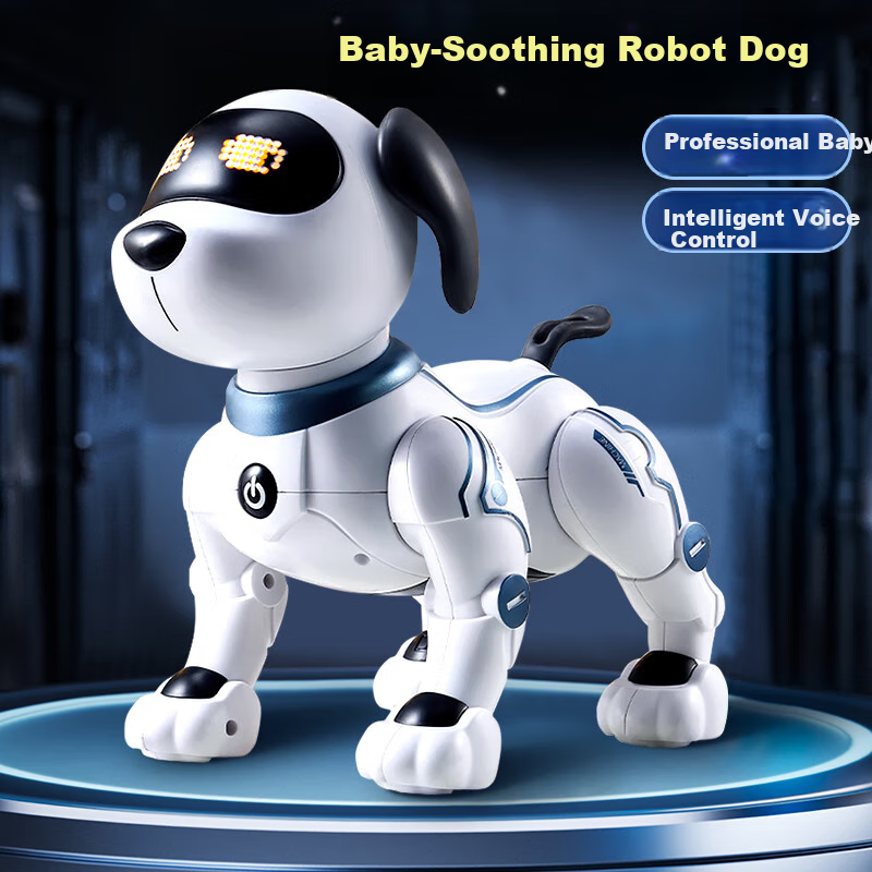 Mixiaoshu Intelligent Robot Dog Remote Control Toy, Children's Programming Early Education Robot, Birthday Gift for Boys And Girls Aged 1-3 Years Old