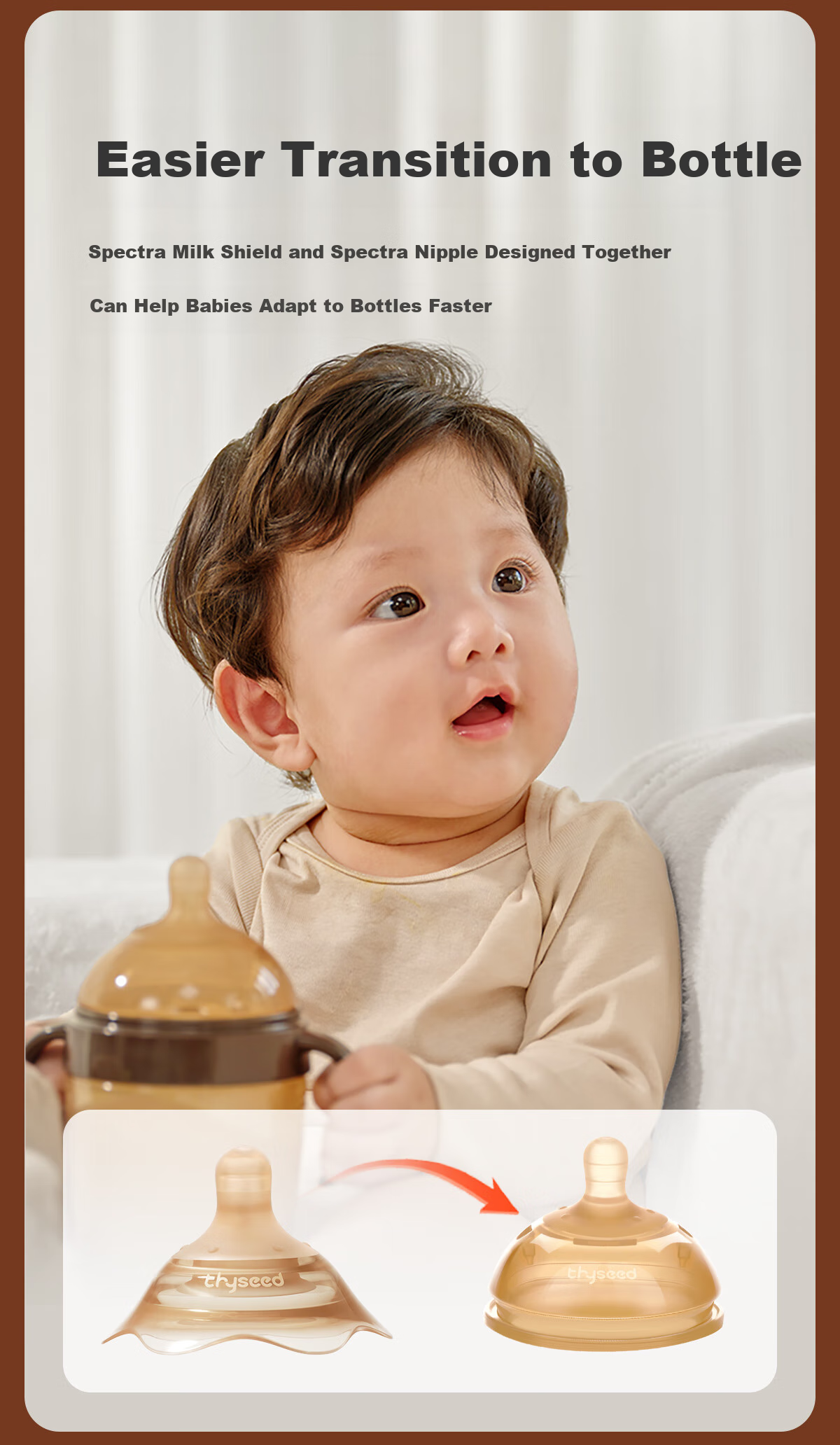 Shixi Breast Shield for Newborns 0-3 Months, Double-Layer Milk Shield, Anti-Bite Protection Cover, Single Piece, Extra Soft 15
