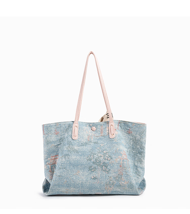 Mark Fairwhale Embroidered Casual Large Capacity Tote Bag Daily Commuter Versatile Shoulder Handbag Birthday Mother's Day Gift 6