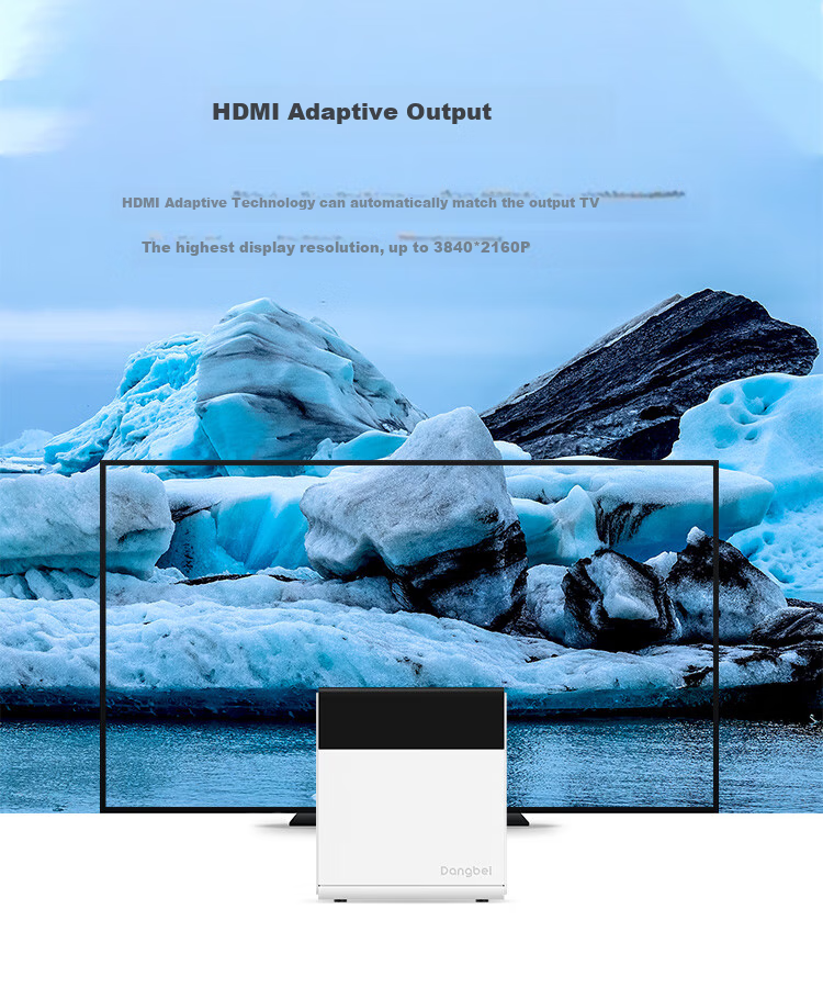 Dangbei TV Box H5, 64GB Smart TV Network Set-Top Box, 8K Decoding, HDR10+, Dual-Band WiFi, Android 12, AI Smart Voice Control, No Startup Ads 8