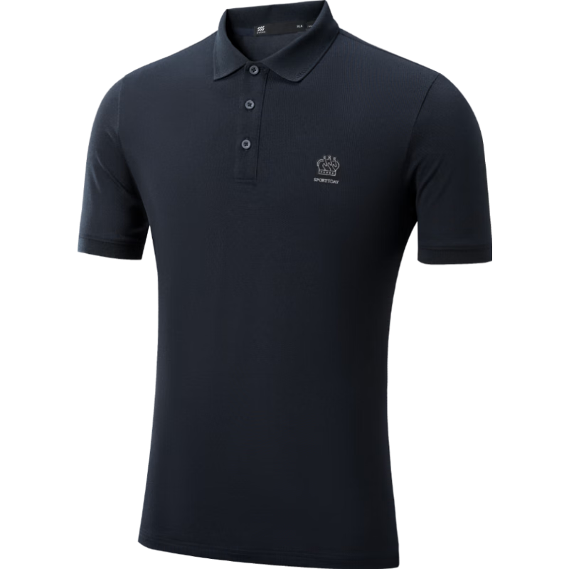 HLA Hailan Home Men's Short Sleeve Polo 26 Summer Sports Cooling Printed Short Sleeve Shirt