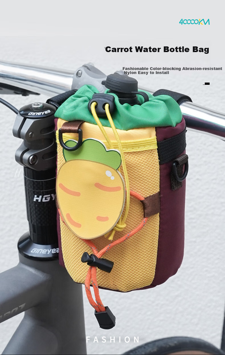 Siwangongli Bicycle Water Bottle Holder, Camping Handlebar Bag, Bike Handlebar Bag, Storage for Mountain Bike And Road Bike, Cycling Equipment 1