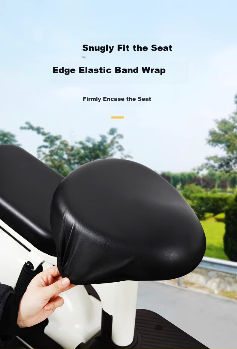 Cheguimu Electric Scooter Seat Cover, Battery Seat Cover, Water-Resistant, Sun-Protective, All-Season Universal, Self-Bicycle Riding, Heat Insulation Cover 8