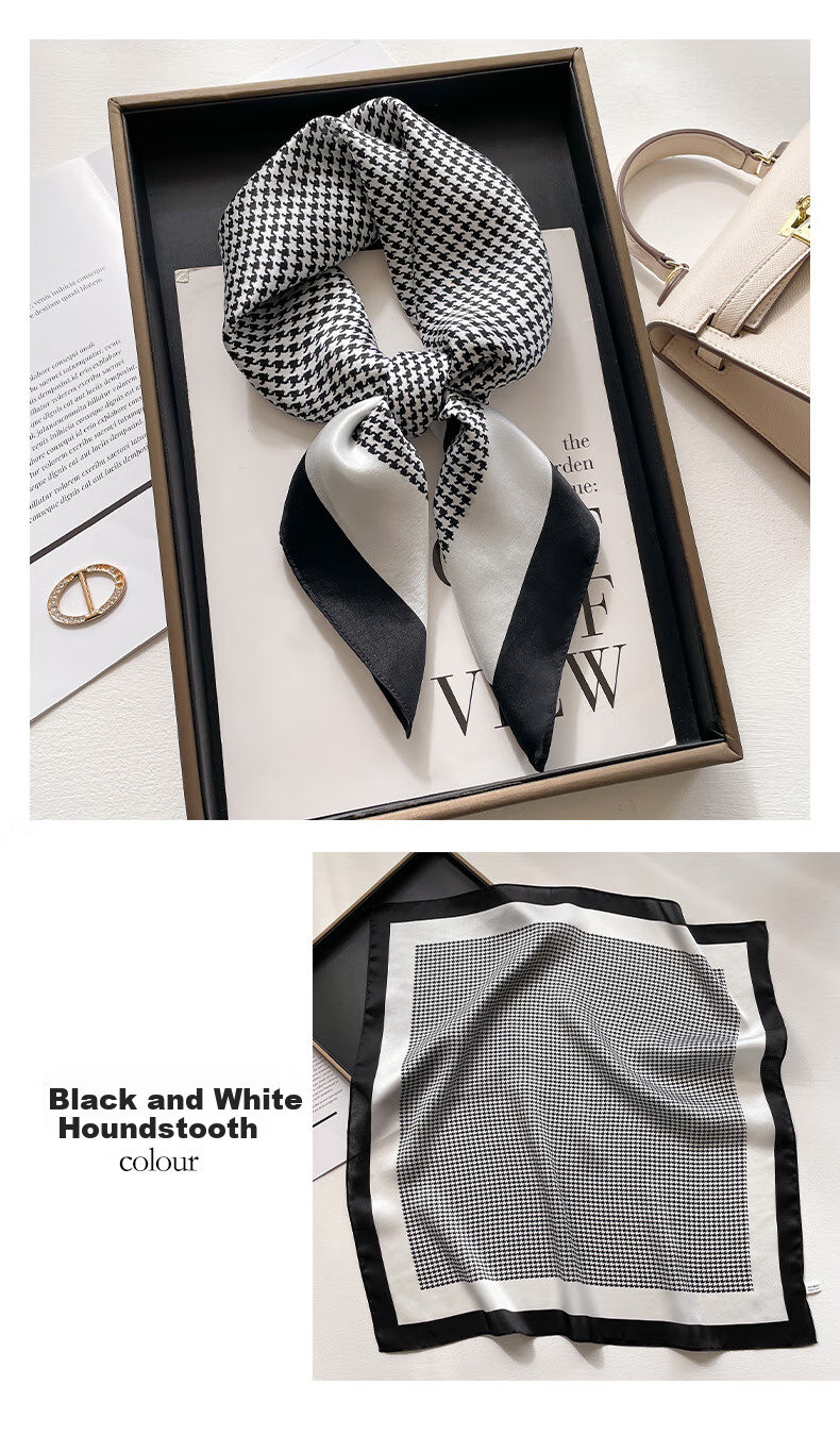 Hangsilu Silk Scarf for Women, Mulberry Silk Square Scarf, Birthday And Holiday Gift for Ladies, Mothers, And Teachers 13