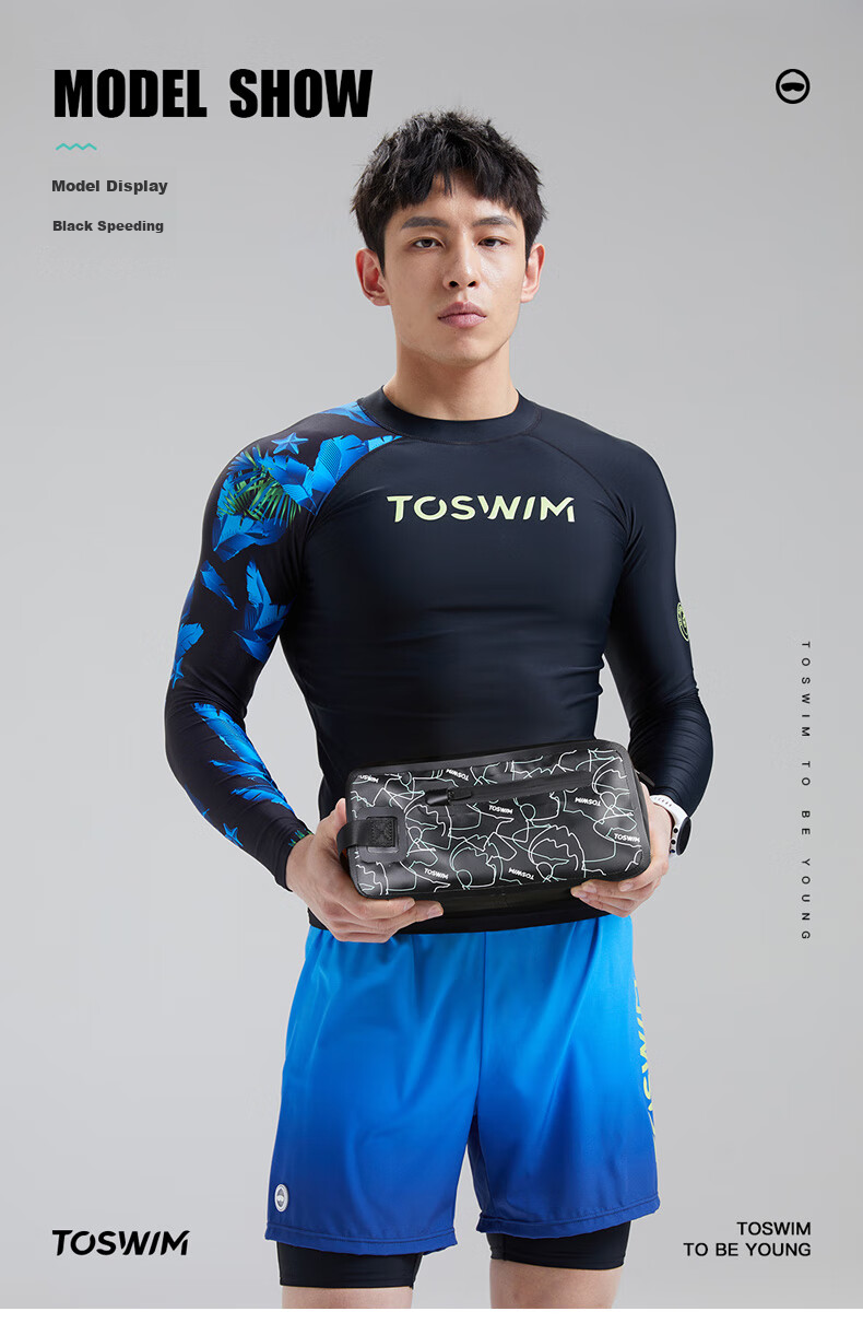 TOSWIM Swimming Bag, Sports Fitness Handheld Waterproof Bag, Toiletry Storage Bag, Green Memory 7