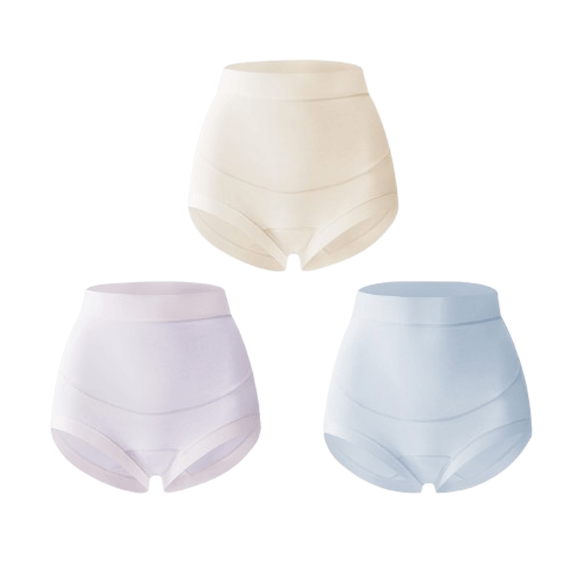JOYNCLEON Maternity High-Waist Extended Crotch Breathable Pregnancy Underwear for Mid to Late Pregnancy Plus Size L Jnk196732