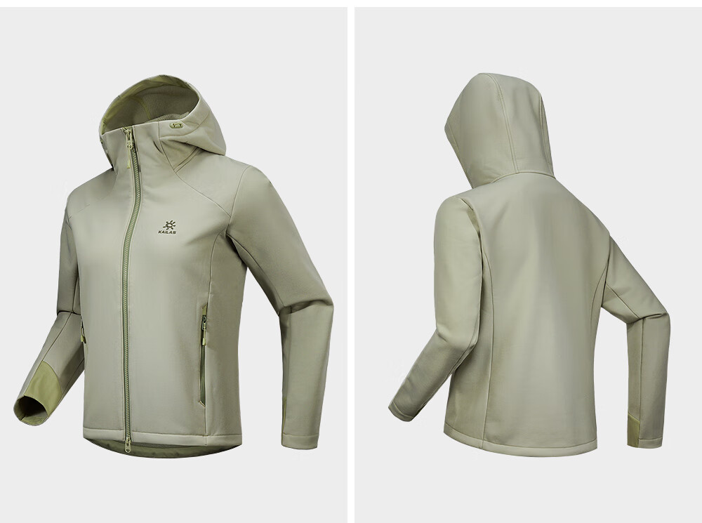KAILAS Women's Tibetan Cypress Softshell Jacket Windproof Durable Warm Hooded Winter Coat for Mountaineering 8