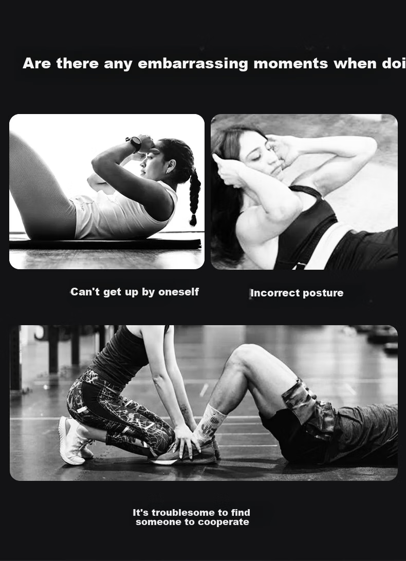 Shangyang Sit-Up Assist Device, Suction Cup Abdominal Trainer for Men And Women, Ab Muscle Exercise Fixator, Home Fitness Equipment 2