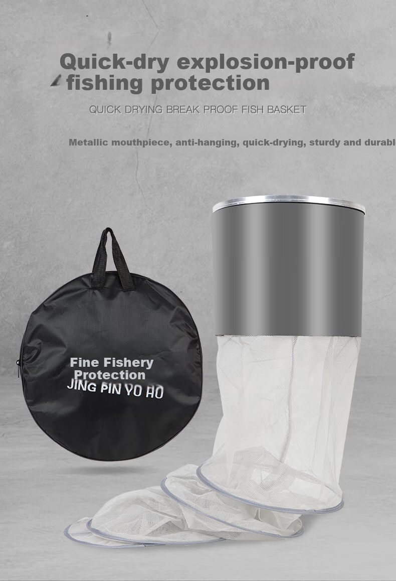 Xionghuo Fishing Net, Anti-Snagging, Quick-Drying, Thickened Mesh Bag, 30cm*1.7m, Fish Storage Bag, Wear-Resistant Fishing Bag, Fishing Tackle Accessories 1