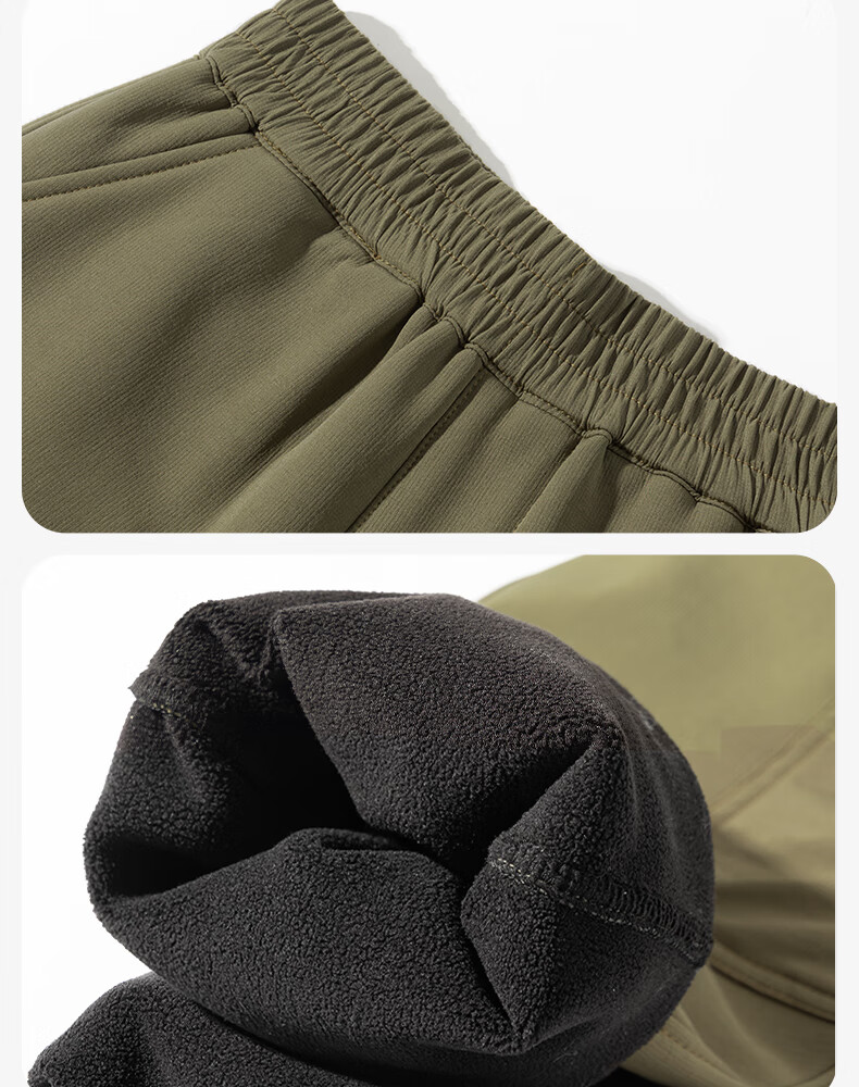 Baleno Kids Winter 2025 Fleece-Lined Casual Cargo Pants for Boys and Girls Outdoor Woven Trousers 15