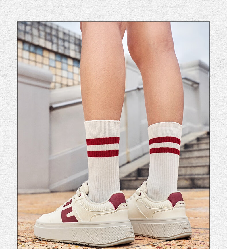 Hongxing Erke Women's Sneakers Summer 2026 New Breathable Versatile Casual Shoes Thick Sole Comfortable Sports Shoes Breeze 12