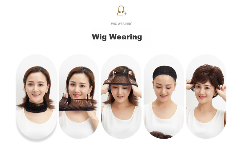 Baisitang Women's Full Head Wig, Long Straight Hair, Room Temperature Silk, One Size Fits All (Natural Black) (B719) 12