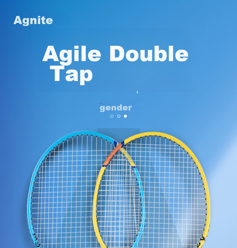 Deli Badminton Racket, Durable Basic Entertainment Wear-Resistant, Suitable for Beginners, Male And Female Players, Includes Three Shuttlecocks 1