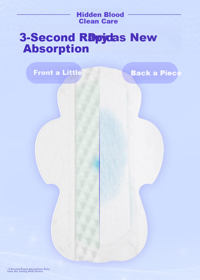 Jieting Disinfection-Grade Sanitary Napkins for Day And Night Use, Menstrual Pads, Breathable, 104 Pieces, White, Sold by JD Official Flagship Store 2