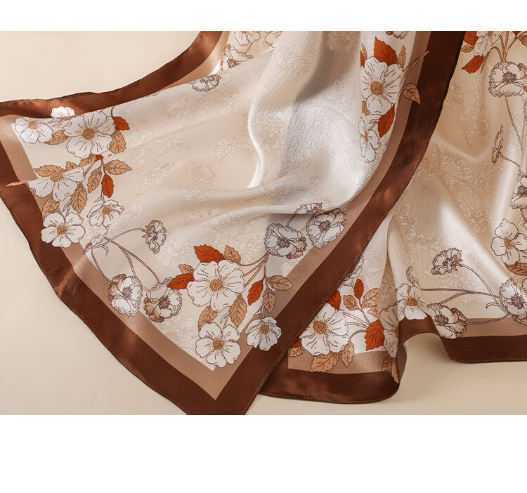 Shanghai Story Women's 100% Mulberry Silk Pearl Satin Long Scarf Shawl Gift Box for Girlfriend Valentine's Birthday Present 24