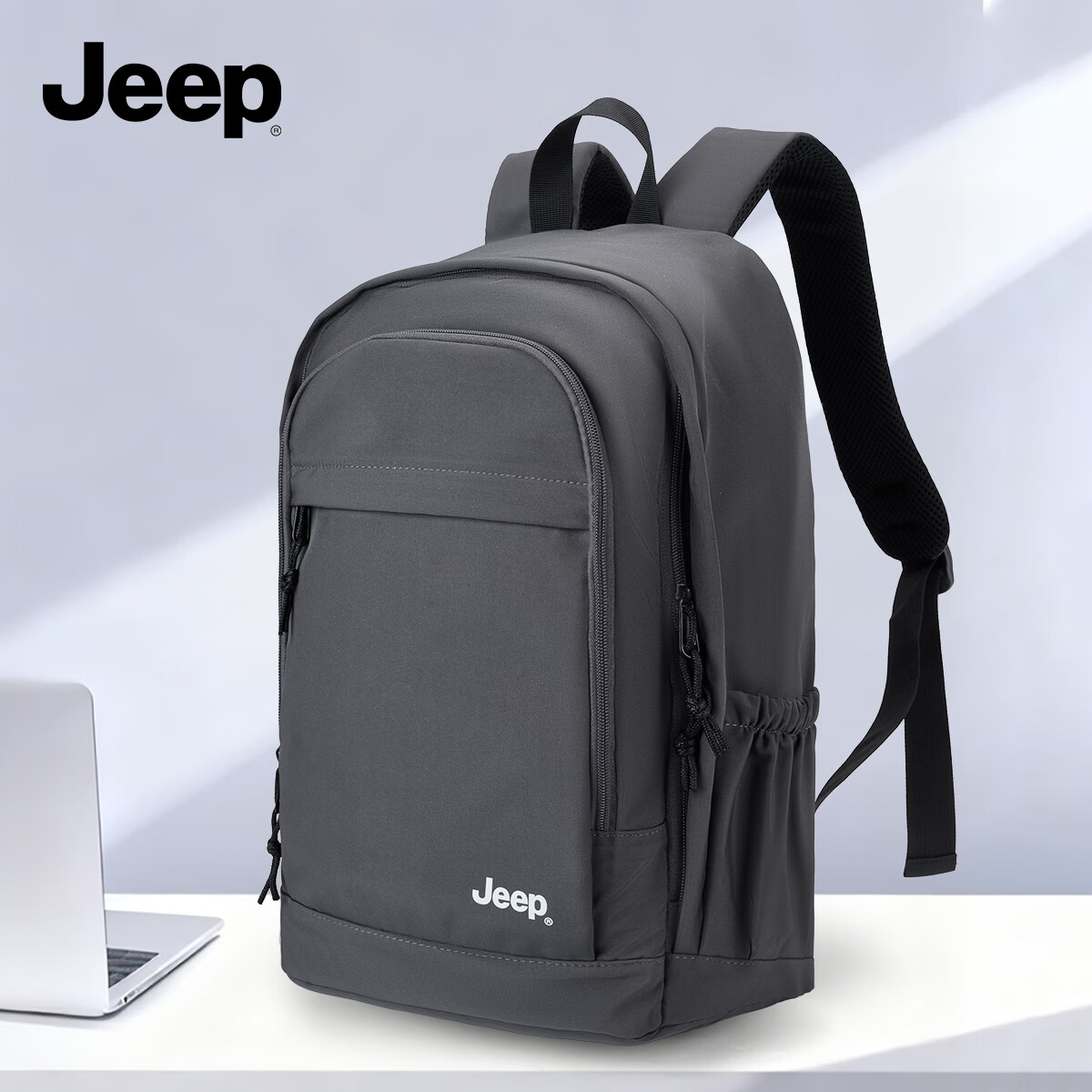 JEEP Men's Large Capacity Laptop Backpack Business Travel Commuter Student School Bag