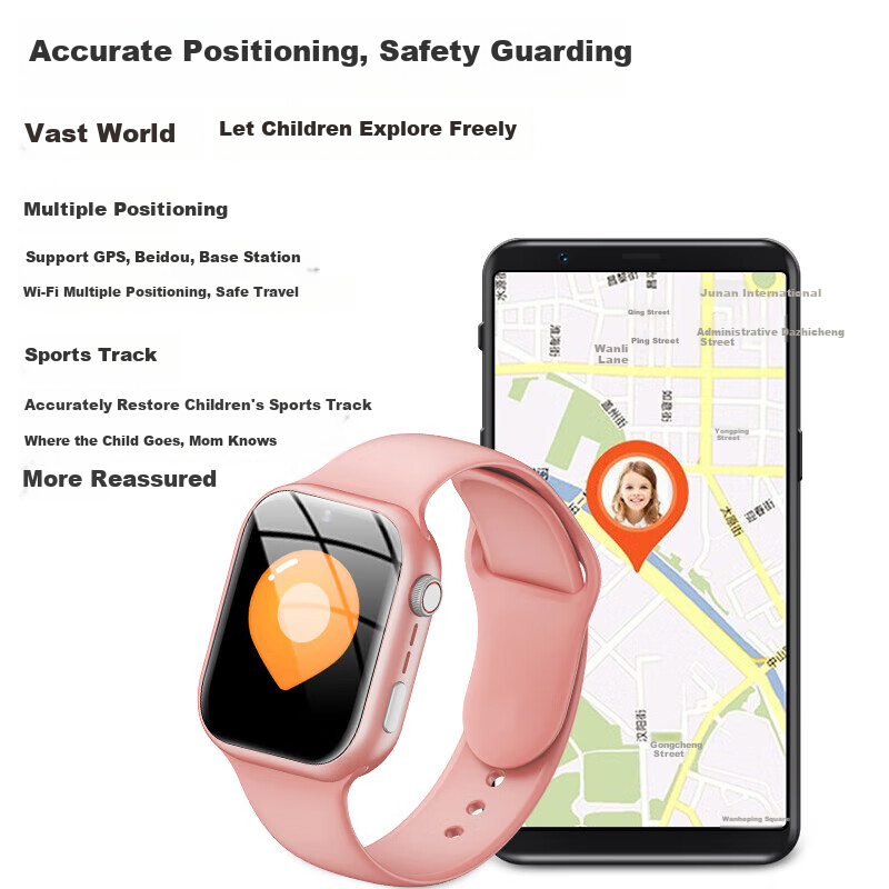 Детские умные часы Ozing с функцией видеозвонка, GPS, 4G, водонепроницаемые