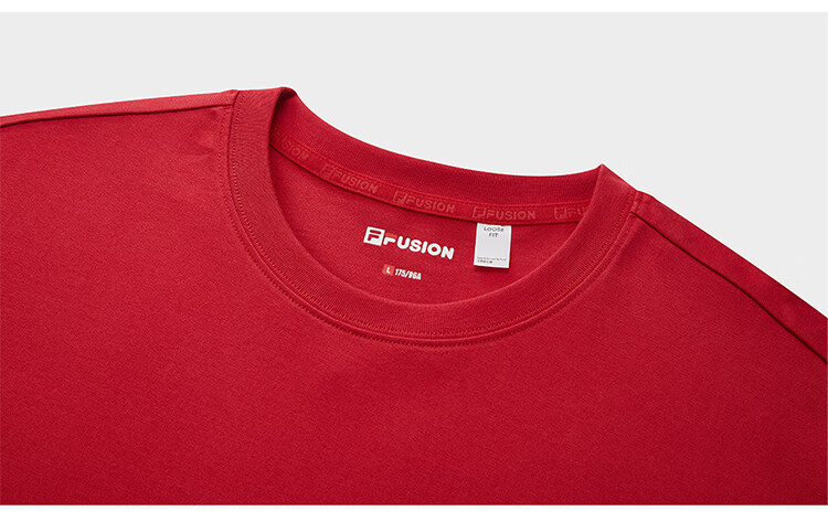 FILA FUSION Fashion Brand Zhang Hao Couple Knit Short Sleeve Shirt 2026 Spring Casual Loose Pure Cotton T-Shirt 93