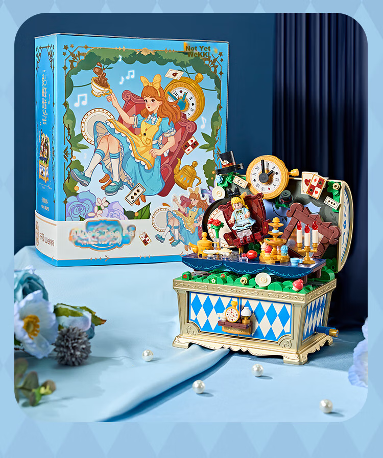 Pleasant Goat and Big Big Wolf 20th Anniversary Final Big Fat Sheep School Building Blocks Children's Toy Birthday Gift for Girls 10