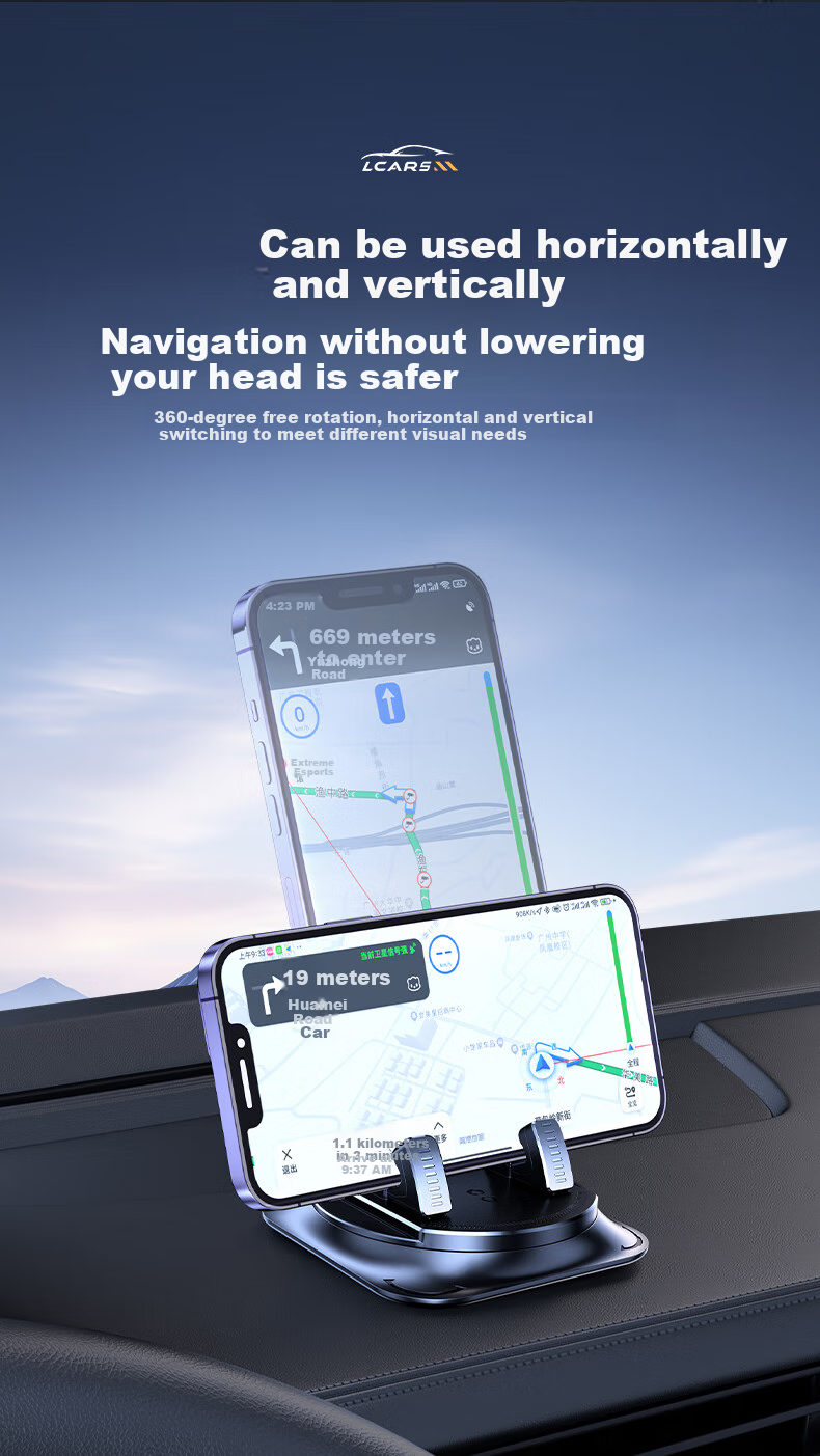 Dijialun Car Phone Holder, 2026 New Model, Center Console Suction Cup Mount for Dashboard, Universal Navigation Support Stand 7