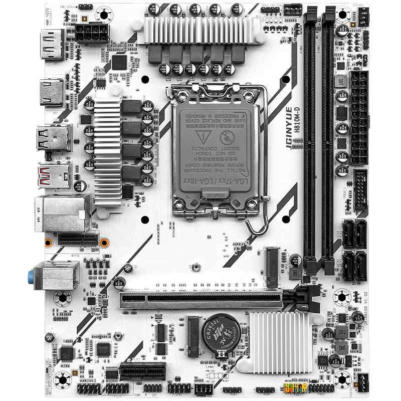 Jingyue H810M-D Motherboard DDR5 Desktop Motherboard Core Ultra5 225F/225/230F/235/250K (Intel H810/LGA1851)