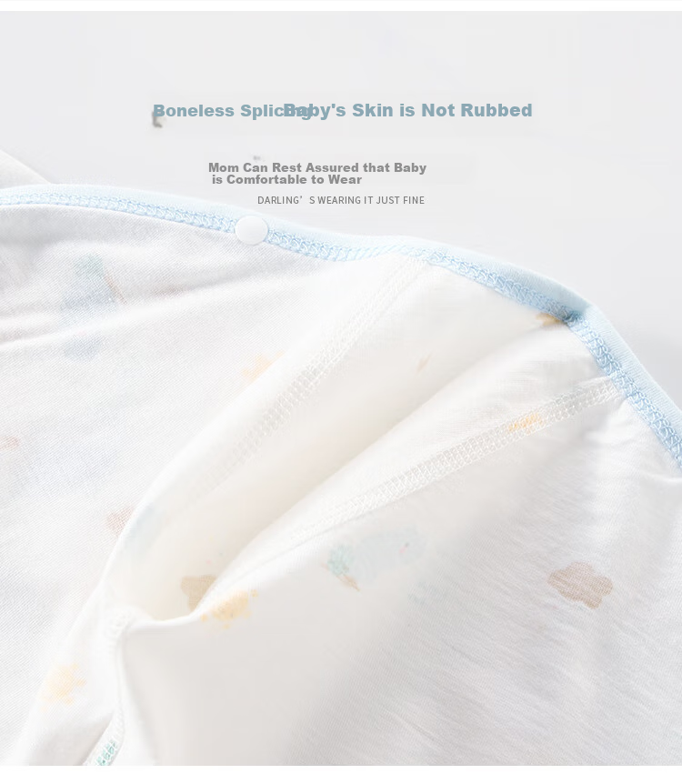 Qiaojiaoya Baby Clothes, Newborn Summer Thin Onesie, Class A Pure Cotton, Full Moon Infant Summer Romper Pajamas 5