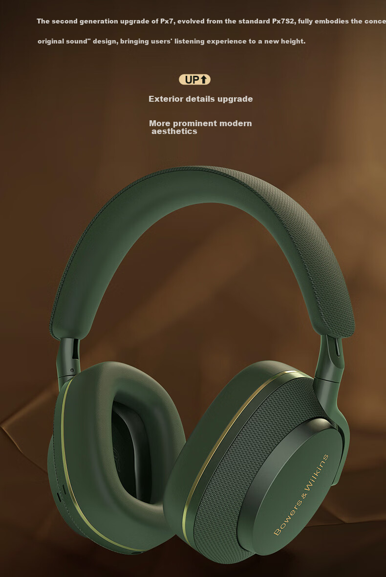 Baohuaweijian [Renovation Subsidy] Bluetooth Headphones Px7S2e, Over-Ear Wireless HIFI Active Noise Cancellation Smart Music Earphones, Px7 Second Generation Upgraded Version, Deep Cloud Gray, Mid-Autumn Festival Gift 2