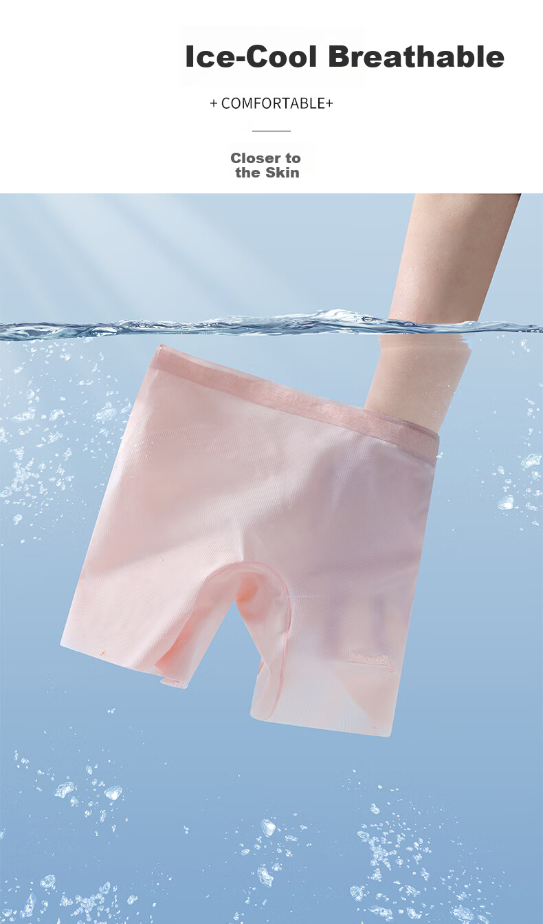 Yalu Children's Safety Shorts, Girls' Anti-Exposure Summer Two-In Underwear, Baby Student Protective Underpants for Girls 7