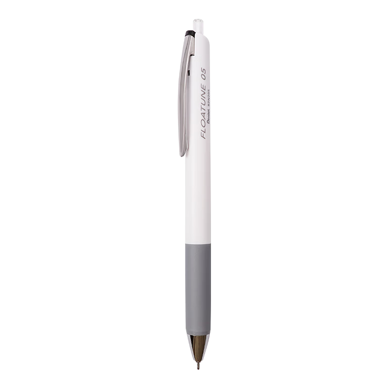 Pentel [Best-Selling Product] Light Feather Series 0.5mm Retractable Gel Pen, Soft Grip Rubber Ballpoint Pen for Students And Office Use (Refill ZRN5), Black BZN205-AX
