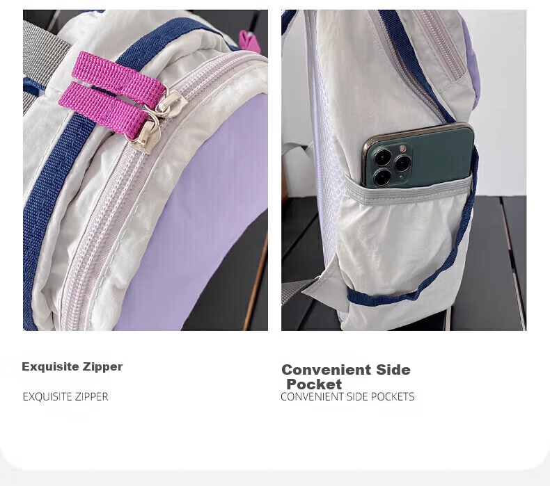 Huili Backpack for Women, Lightweight And Stylish Travel Hiking Daypack, Compact Outdoor Sports Schoolbag 15