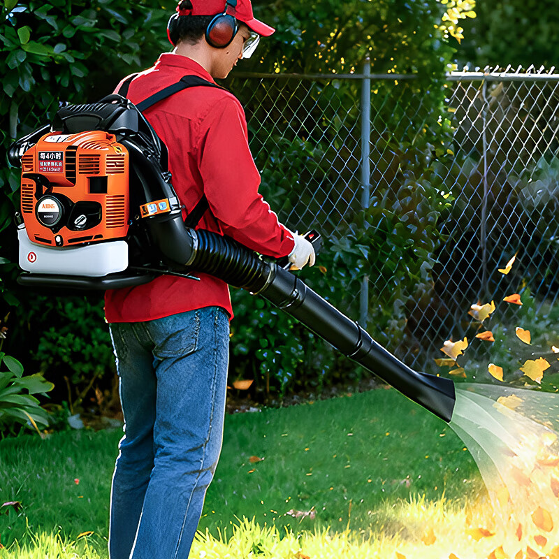 Quiet Bear Portable Gasoline Blower High-Power Blower Road Snow Blower Strong Wind Fire Extinguisher Industrial Dust Blower