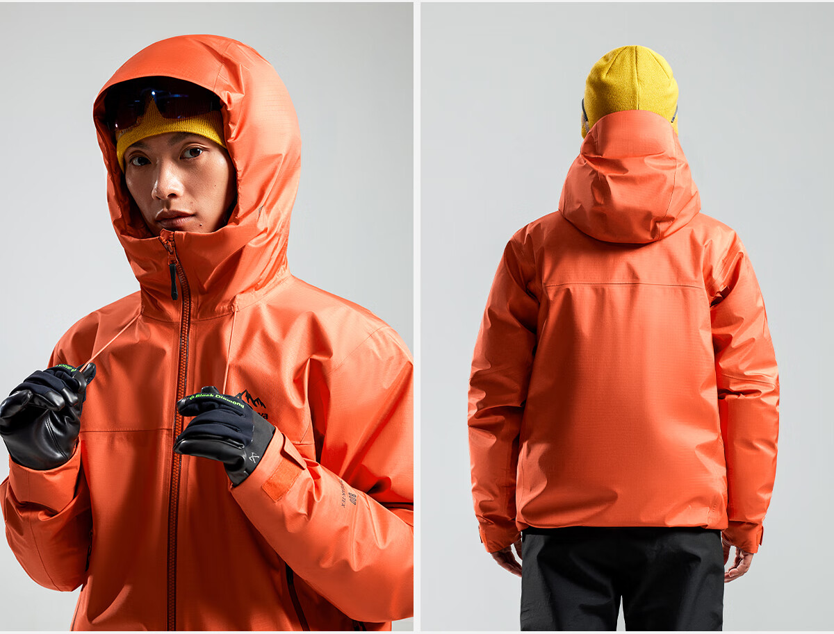 Himalaya Goose Down Jacket Yala Hard Shell Snow Mountain Climbing Professional Outdoor Cold-Resistant Water-Repellent Down Coat Unisex 15