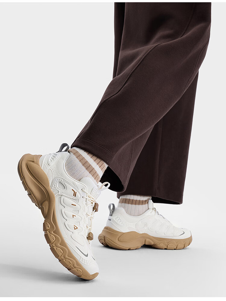 FILA Official Women's Mushroom Dad Sneakers 2026 Spring Casual Sports Shoes 30