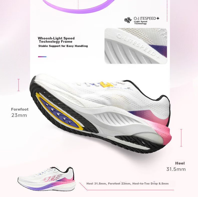 QIAODAN Phantom Sports Shoes for Men, Autumn And Winter Season, Stable Support, Shock Absorption, Jogging Shoes for Me 12