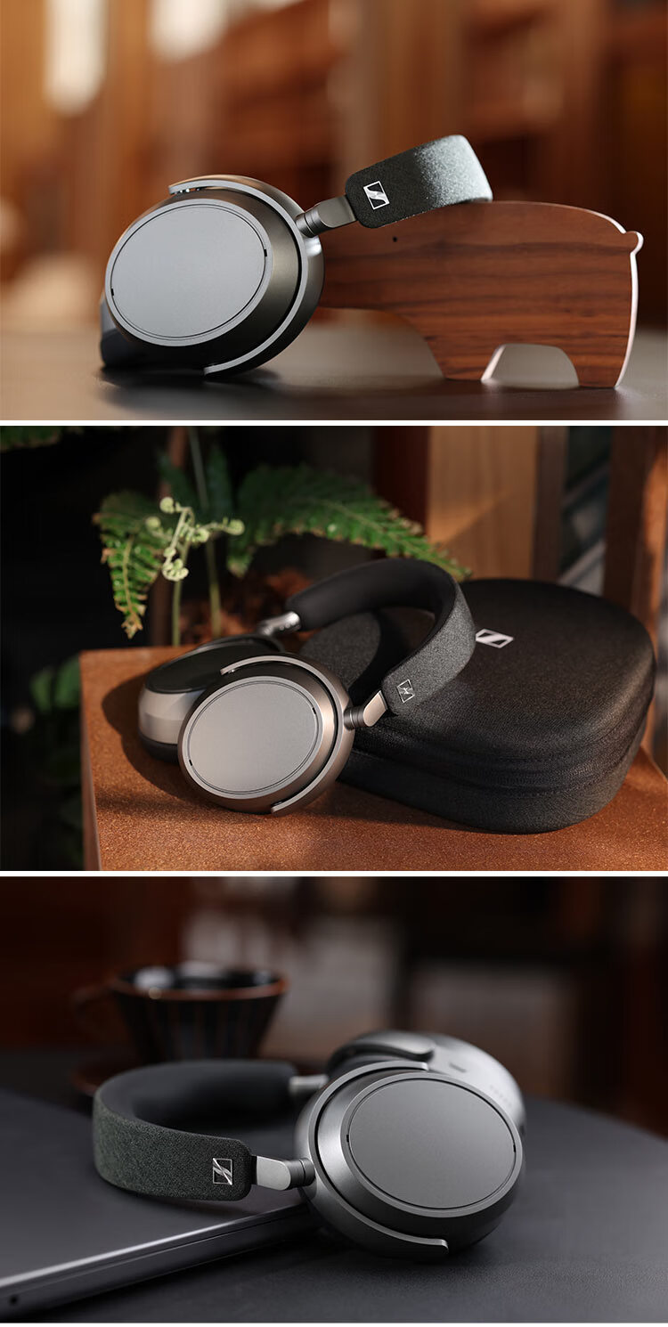 Sennheiser MOMENTUM 4 Wireless Headphones Graphite [Refurbished] Active Noise Cancelling Bluetooth Over-Ear Headphones 12