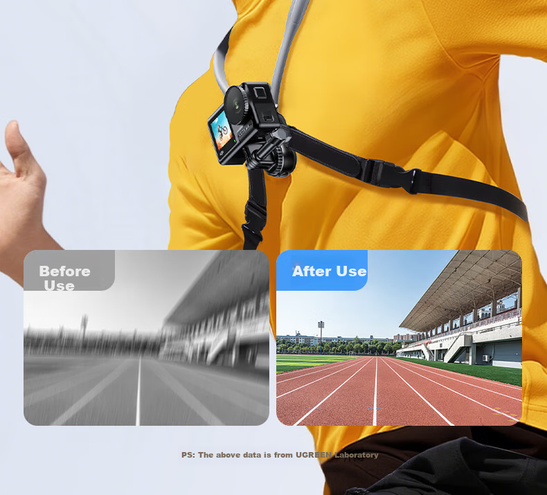 UGREEN Action Camera Neck Strap, First-Person Perspective Shooting for Vlog, Outdoor Cycling And Fishing Filming, Compatible with DJI Action6/5Pro/4/Insta360 AcePro2 Accessories 7