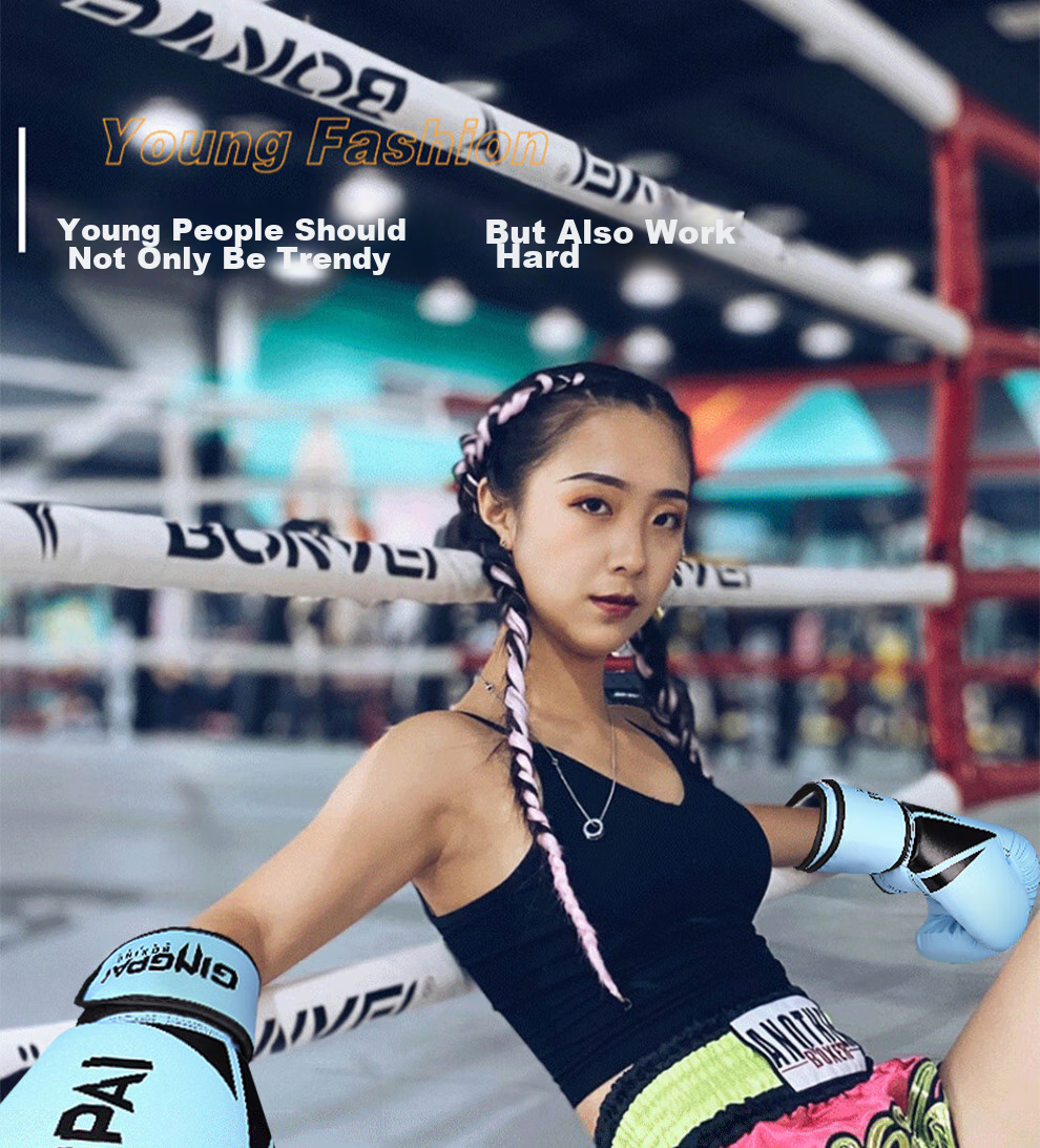 Jingpai Boxing Gloves Professional Punching Gloves for Fighting, Muay Thai, Children And Adults, Sanda, Punching Bag Gloves for Training And Competition, Breathable 1