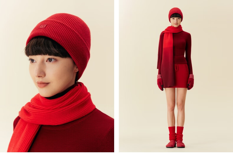 Bananain Red Project 501C Unisex Thermal Hat, Touchscreen Gloves, Neck Warmer, Scarf Autumn Winter Gift Box 21