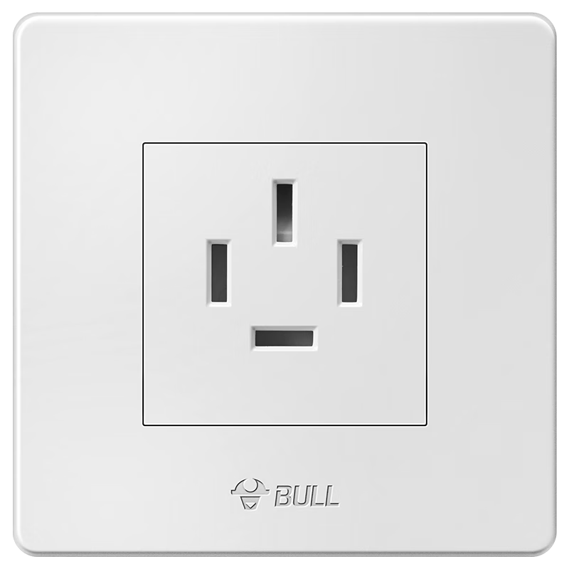 BULL Wall Socket G07 Series, 16A Three-Phase Four-Wire, 86-Type Panel G07Z112, Ivory White, Concealed Installatio
