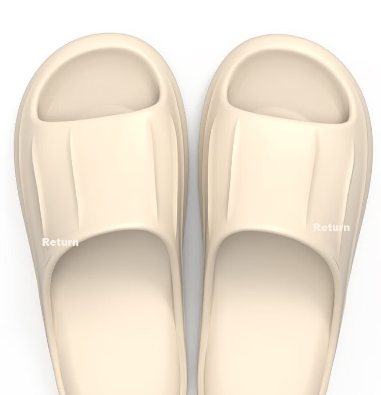Huili Solid Color Home Bathroom Quick-Drying Soft Elastic Non-Slip Thick Sole Slippers HL0323 Khaki Size 44-45 6