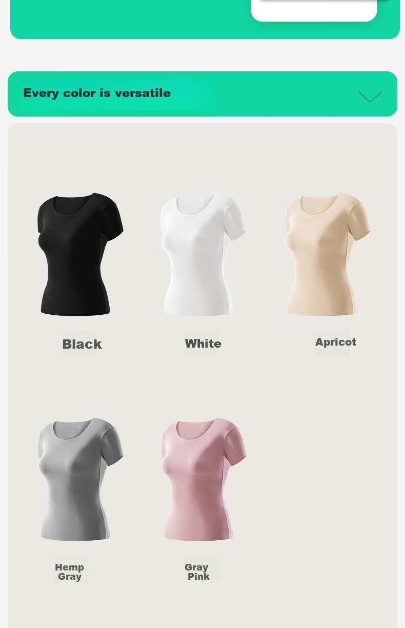 Jianyun Seamless Modal Short-Sleeve T-Shirt for Women, Solid Color Undershirt, Basic Base Layer Top, Thin Underwear for Summer 13