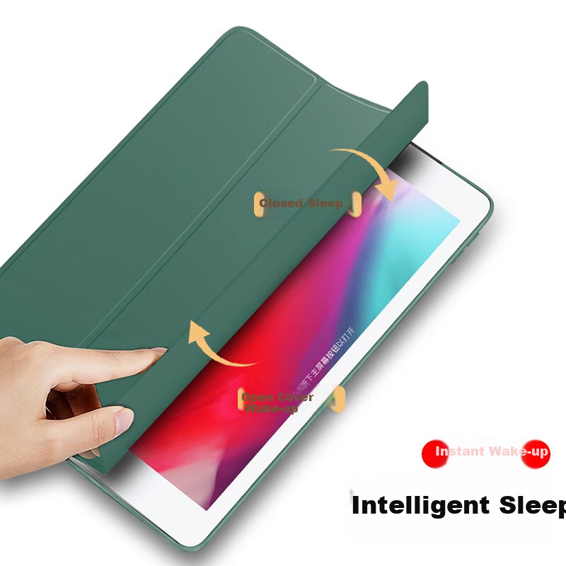 京东京造 苹果iPad2018保护套9.7英寸2017平板电脑壳iPad 5/6休眠套 a1822/a1893防摔轻薄套 薰衣草灰