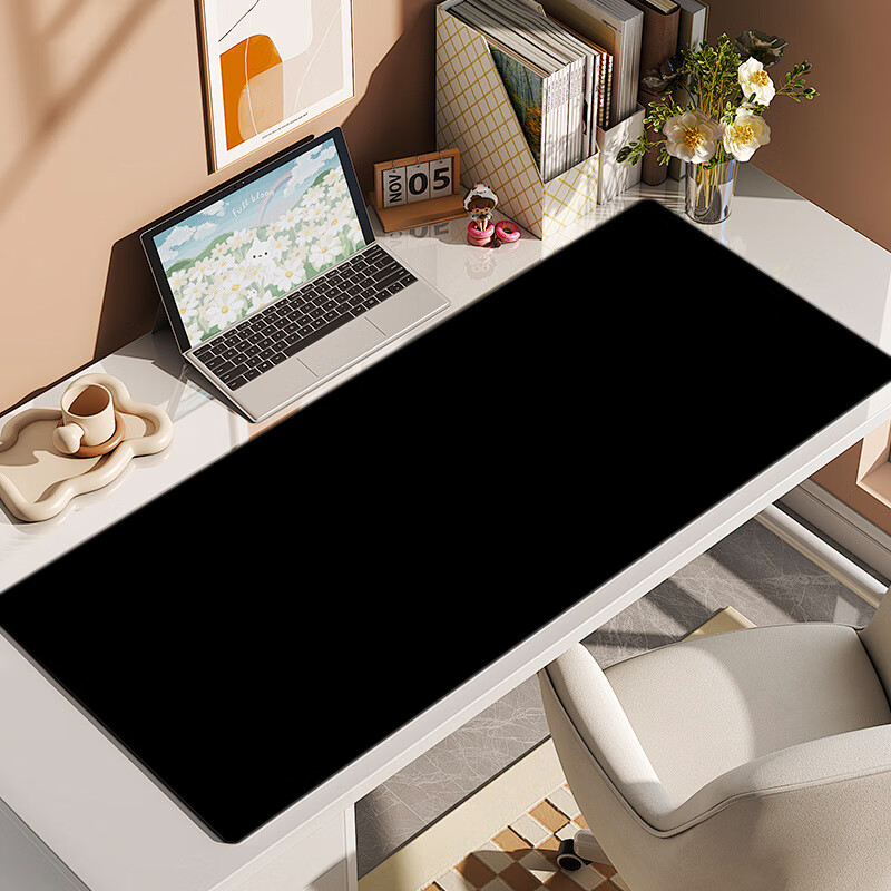 Juyingfeng Large Mouse Pad Computer Keyboard Mat Office Gaming Student Dormitory Writing Pad Cartoon Premium Edge-Locked Washable Desk Mat 800*400*3mm Lingyu Banyue 10