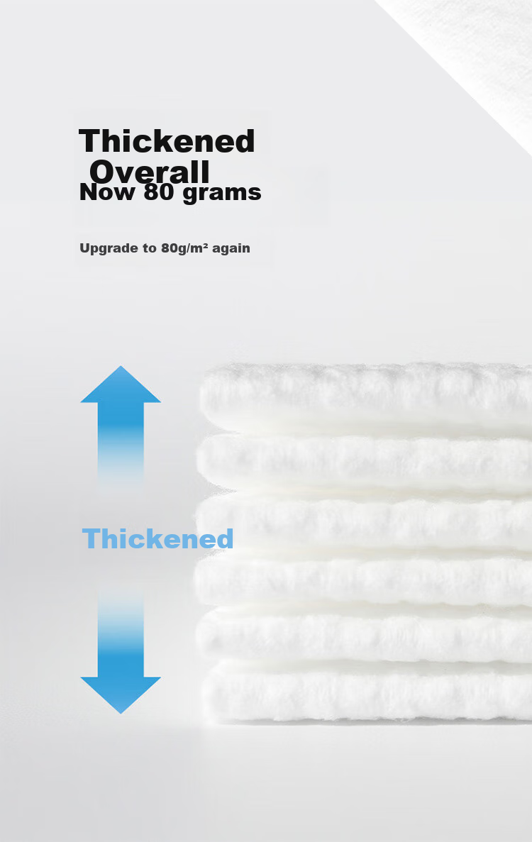 Mianshang Home And Travel Portable All-Cotton Disposable Face Towels, Pearl Pattern, 1 Pack, 20*20cm, 50 Sheets/pack 1