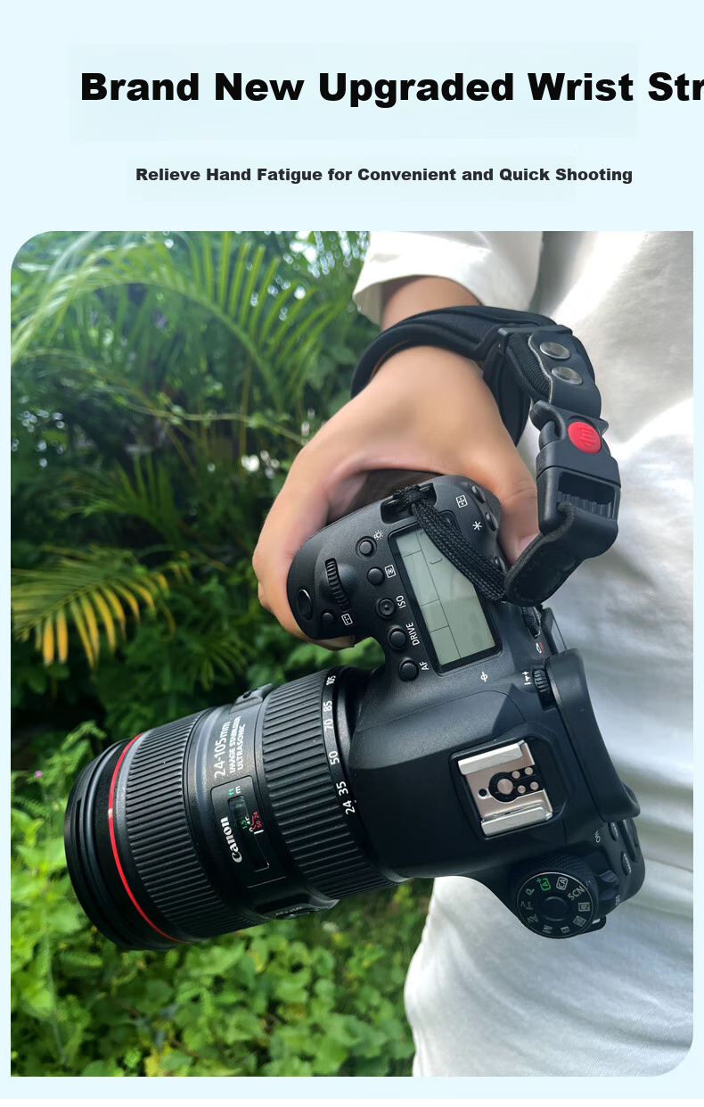 Shilifan Camera Wrist Strap, Mirrorless Camera Strap, DSLR Strap, Suitable for Sony, Canon, Nikon, Fuji Cameras, Camera Accessories, Black Braided Camera Wrist Strap 1